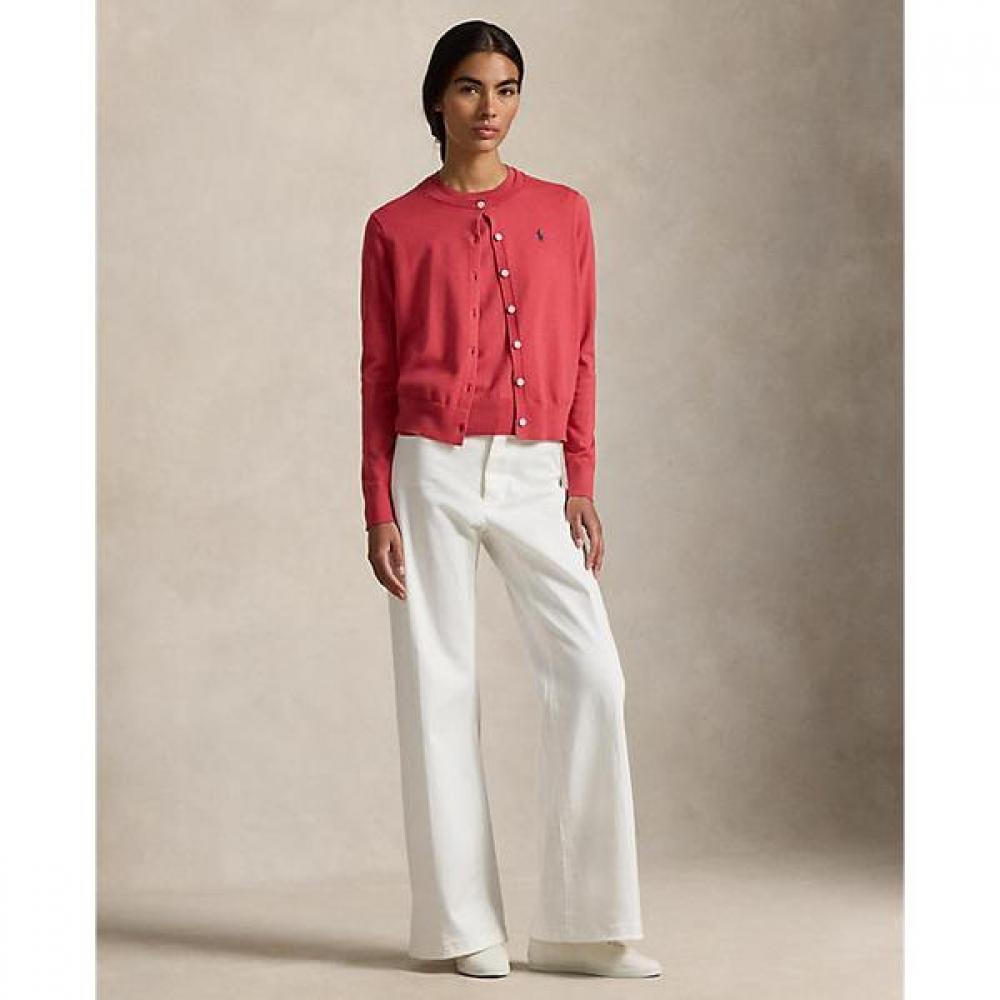 Polo Ralph Lauren Women S Cotton Crewneck Cardigan  wmpoSwendw20533600 