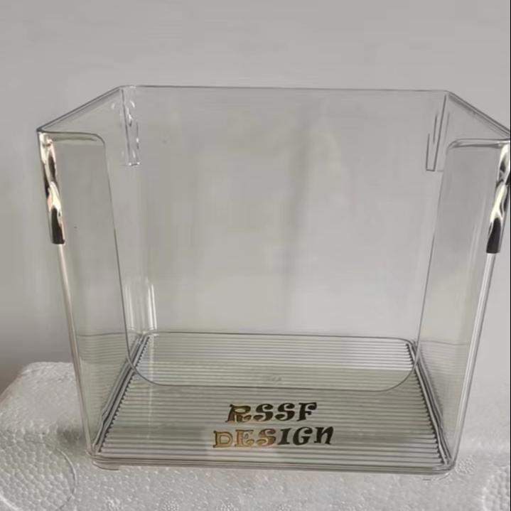RSSF DESIGN Plastic Organizer Fridge Storage Bins Refrigerator Storage Box Food Storage Container Pantry Organizer прозрачный