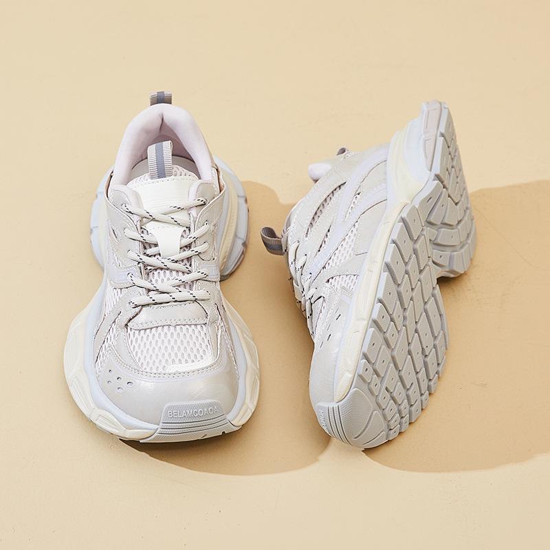 New Dad Shoes for Women, Fashionable Thick-soled Sports Single Shoes