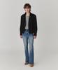 Kineto Suede High-Neck Jacket_Black