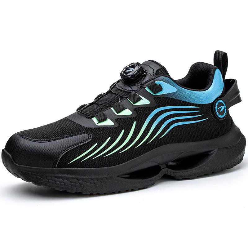 

Рабочие кроссовки с вращающимися пуговицами, мужские дышащие защитные туфли, защитная рабочая обувь с защитой от повреждений, мужские и женские защитные кроссовки, легкие 41