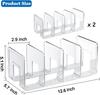Acrylic Children'S Shoe Organizer, 4-Compartment Transparent Shoe Rack,Baby Shoe Storage Shelf, for Various Room Types