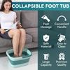 Clefairy Collapsible Foot Bath Basin for Soaking Feet,Pedicure Foot Spa, Foot Tub with Handles and Massage Acupoint,Multifunction Collapsible fee