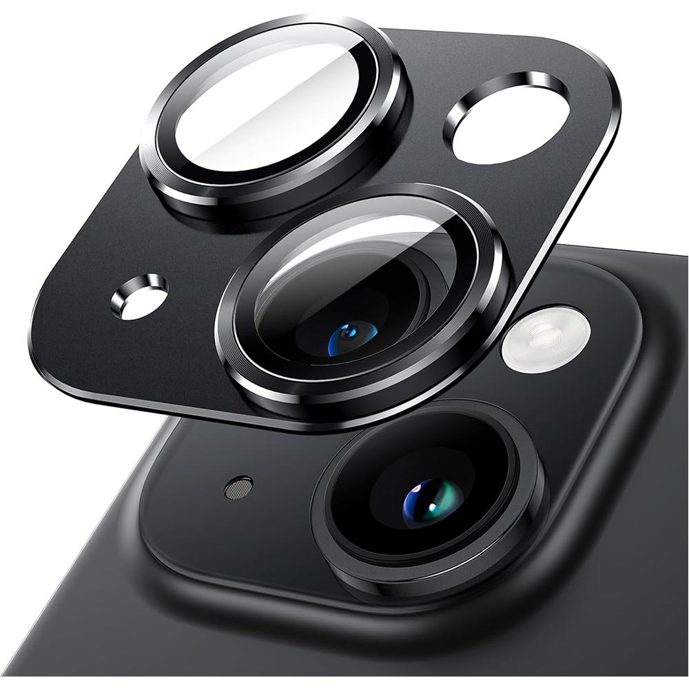 2Pcs Tempered Glass Camera Lens Protector Cover For For Iphone 1 Pro Max 14 Plus 13 Mini 1Pro 14Pro 13Pro Protection Blue Titanium