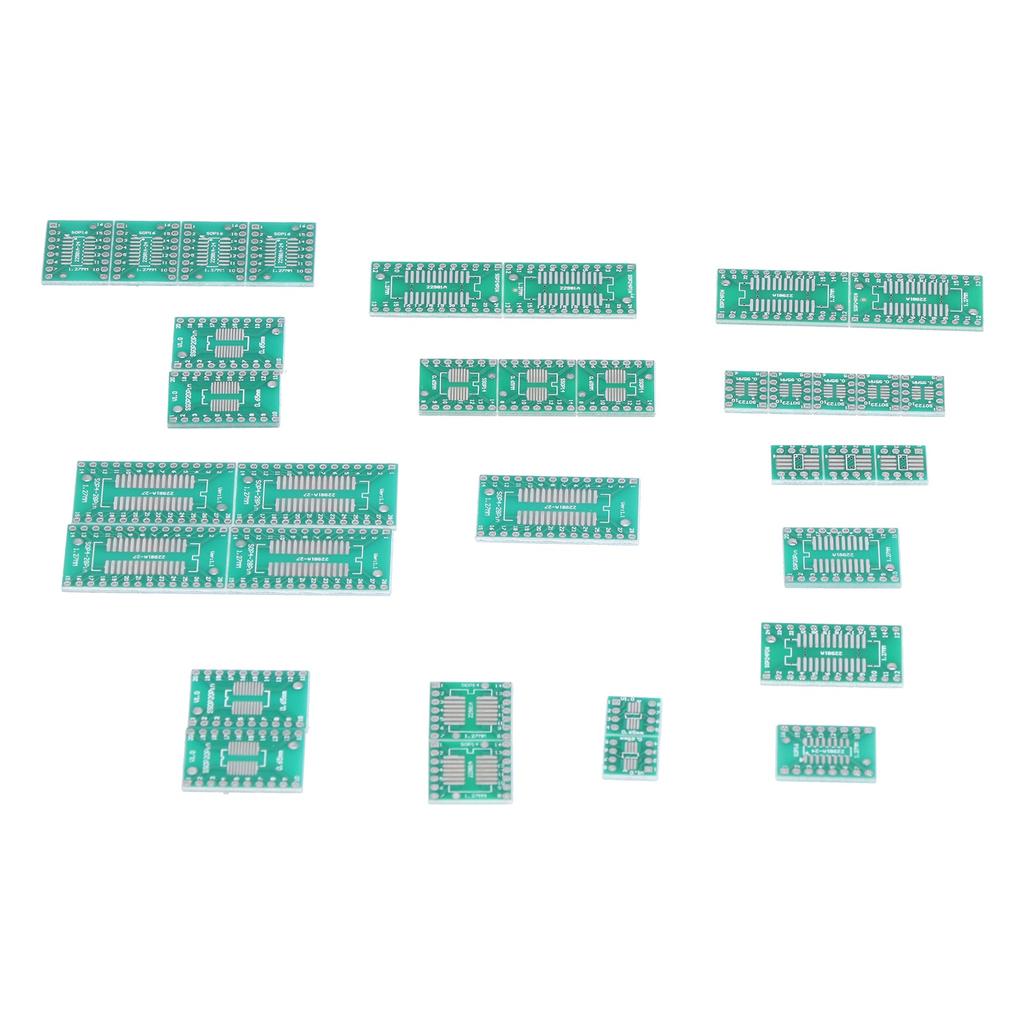 35 Stück Prototypenplatine PCB SMT zu DIP Adapterplatte Konverter Industrielle Steuerungskomponenten