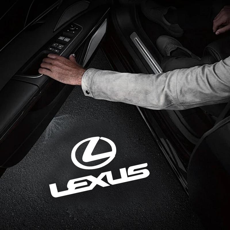 LED Auto Tür Willkommenslicht Logo Projektor Laser Lampen Für Lexus ES GS GX IS LS LX 460 RC 300 350 300h 330 400 RX270 350 450h RC