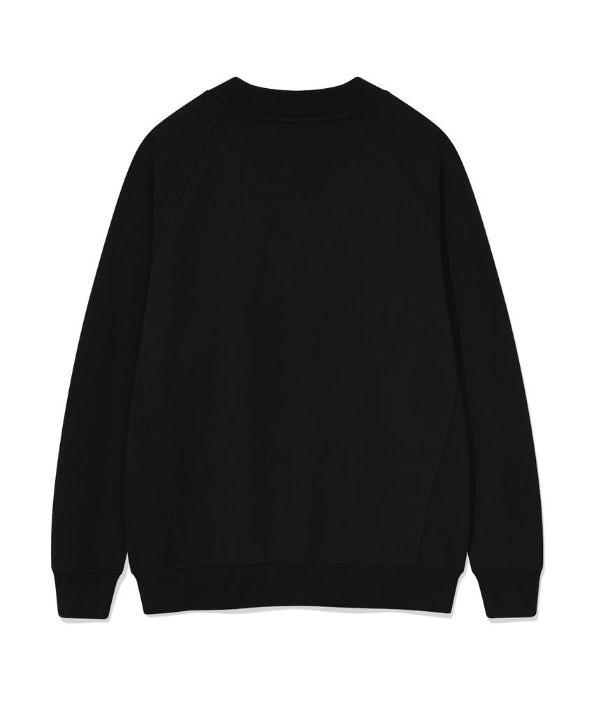 Wacky Willy Kiki Logo V-Neck Cardigan Black