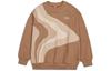 Li Ning Sweatshirts Men's Amber Brown Crew Neck Moderate Other AWDR165-1