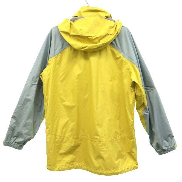 Columbia Outdoors Nylon Mountain Parka M Blue X Yellow With Storage Pouch Women Used