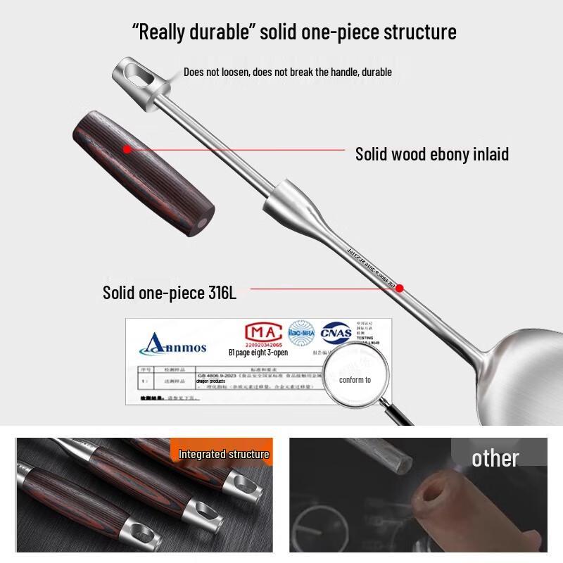 Zhaoran 316 Stainless Steel Kitchen Utensil Set