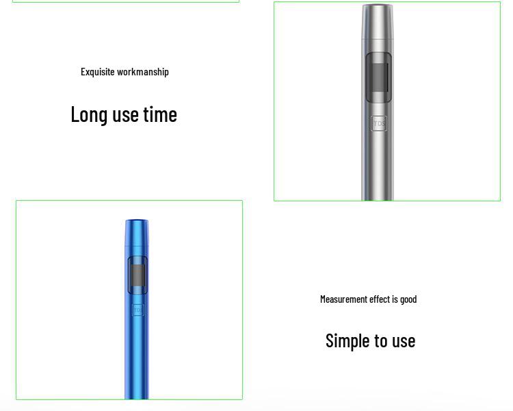 Hochpräziser TDS Wasserqualitäts-Teststift - Tragbar, Neues Modell, Smart Meter für den Haushaltsgebrauch