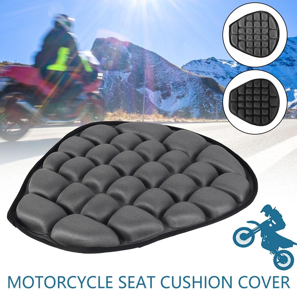 Cuscino per sella da motocicletta 3D Moto Air Seat Cushion Cooling Pad Ciclismo Cruiser Touring Sella Tappetino Anti-Pressione Coprisella da corsa