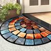 Light Luxury Home Floor Mat Household Non-Slip Crystal Velvet Floor Mat Entrance Door Water-Absorbing And Dirt-Resistant Floor Mat