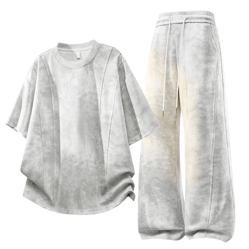 

Foss Phil Men s Tie-Dye Short-Sleeve T-Shirt & Pants Set XL