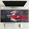 Arsenal Football Player Gaming Mouse Pad Keyboard Pad Ultra-Long Desk Mat Non-Slip Rubber Base Computer Decor Item Office Use