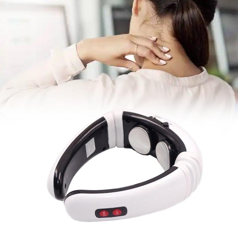 Pulse Cervical Electric Massager Shoulder Neck Therapy Device Pain Relief Tool