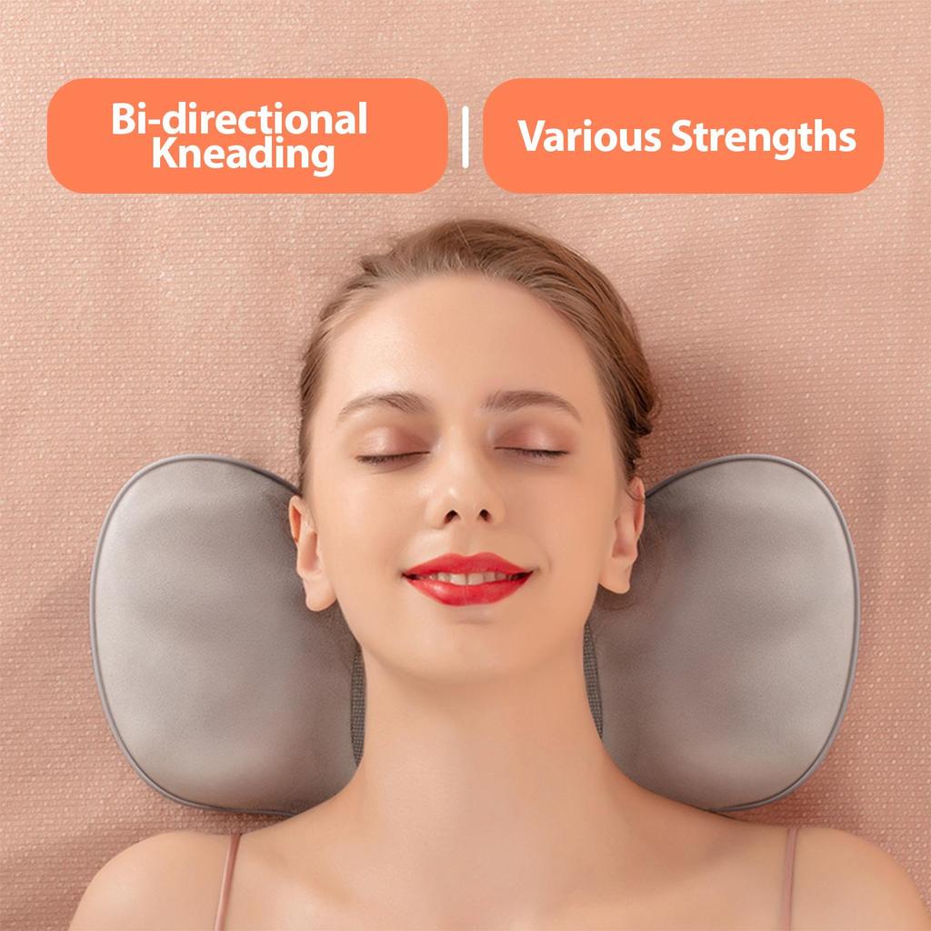 Cervical Massager Neck Back Massager Kneading Office Home Cushion Car Massage Pillow Relax Muscles