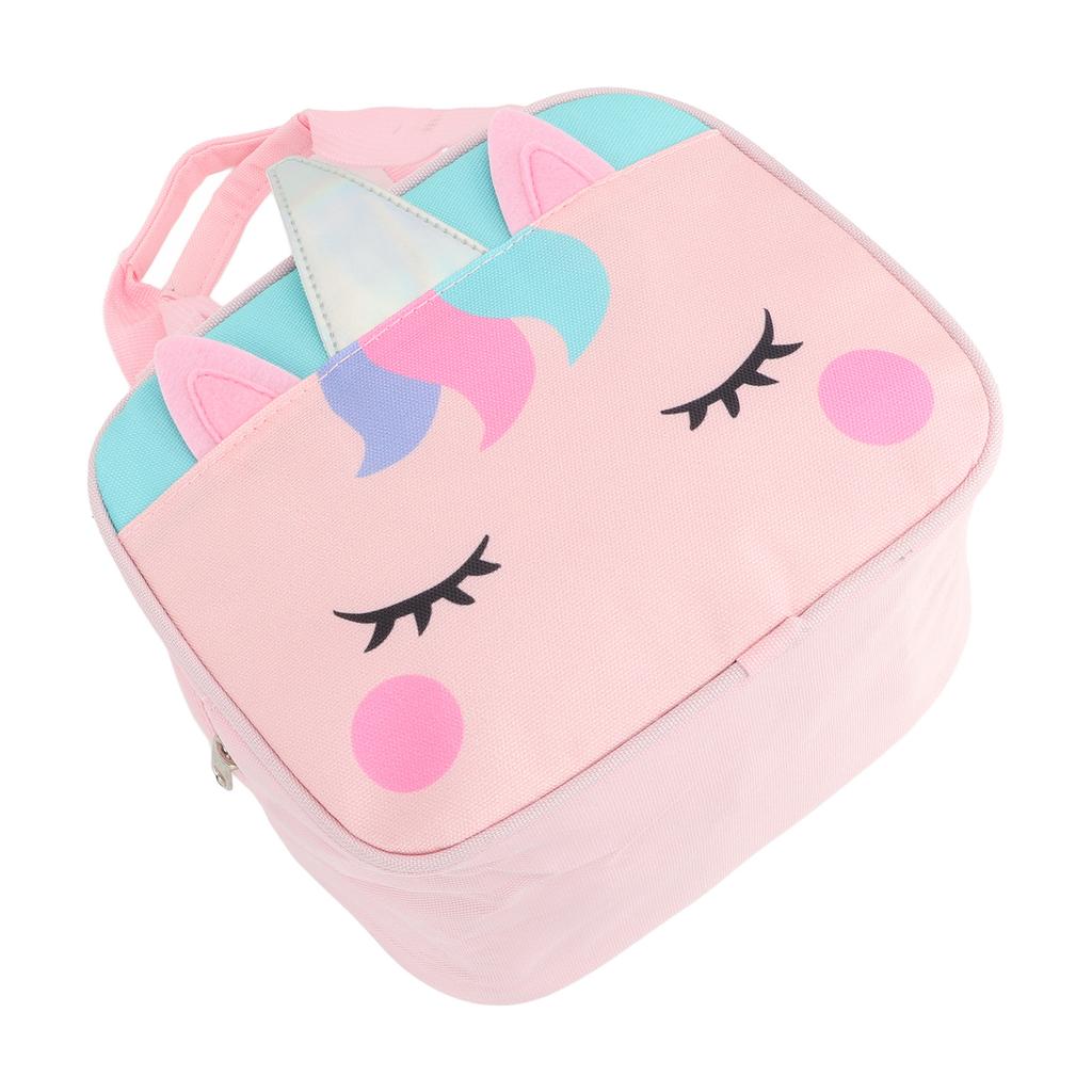 Children S Meal Bag Thick Handle Oxford Fabric Colourfast Cute Portable Kids Lunch Bag for Kids Boys and Girls Unicorn