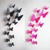 12pcs/Set Home Butterfly Stickers Simulation 3D Butterfly Wall Decoration Colorful Butterfly Creative Bedroom Wall Decals