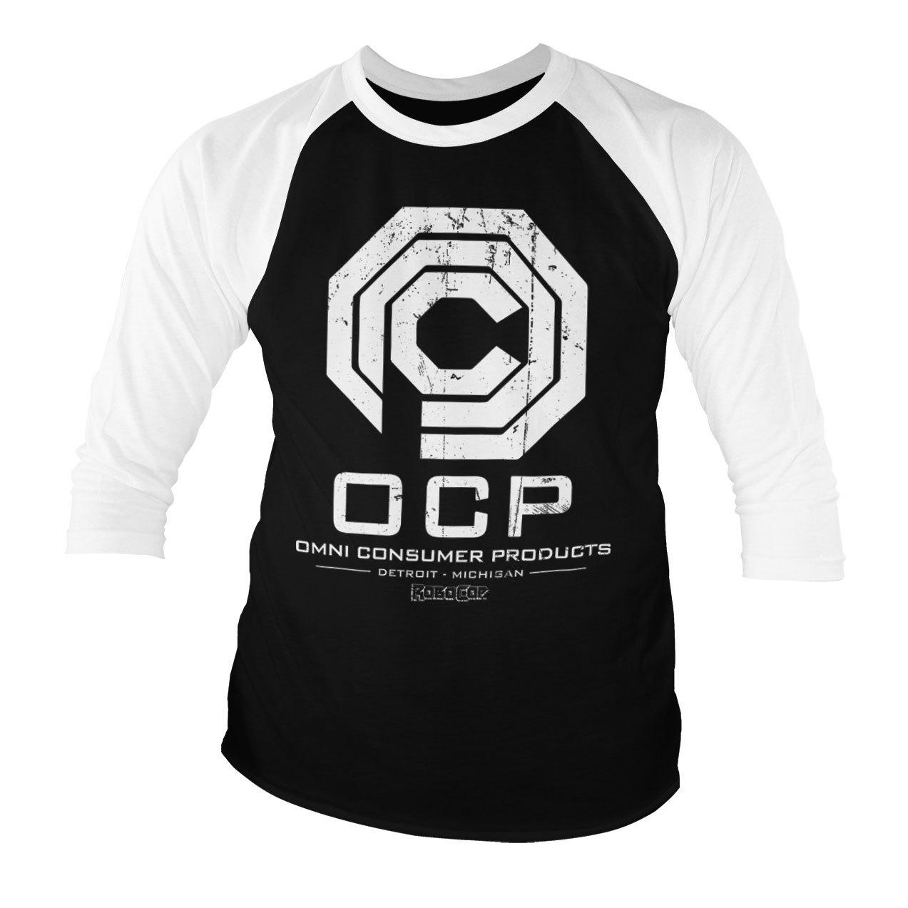 T-Shirt À Manches 34 Licensed Robocop Omni Consumer Products Tailles S-XXL XXXL