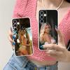 Hannah Palmer Clear Mobile Phone Case for Samsung Galaxy S25 S24 S23 S22 S21Plus FE Ultra Colorful Cover