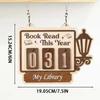 Books Read This Year Reading Counter Bookish Decor Bookish Decor Books Read Tracker  Bookish Gift