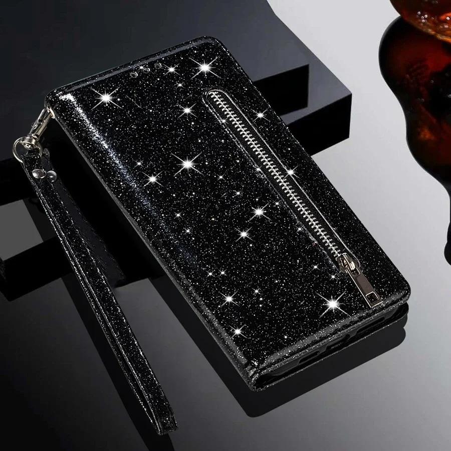 Wallet Zipper Flip Leather Case For Galaxy A0s A06 A12 A13 A14 A1 A16 A21s A24 A2 A32 A33 A34 A3 A0 A1 A2 A3 A4 A A71