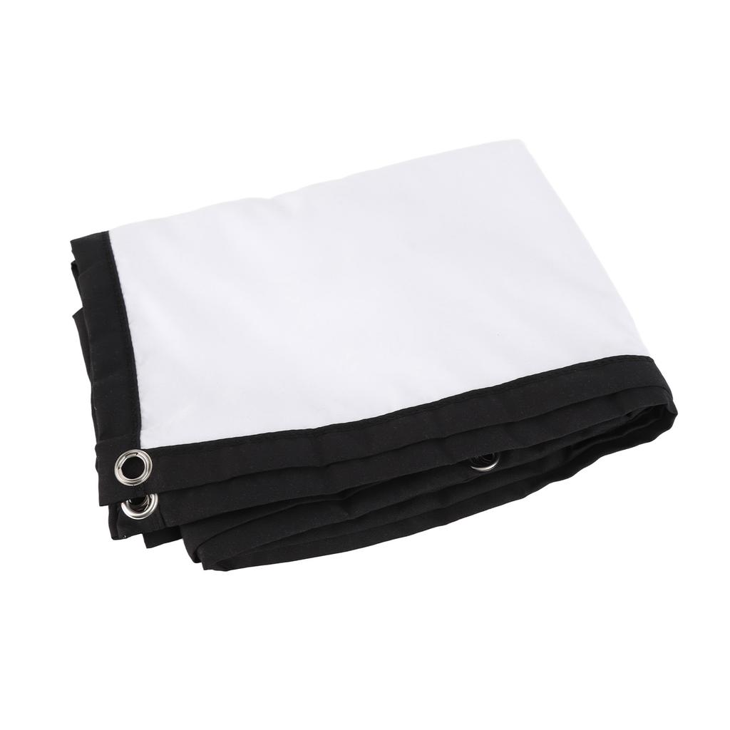 Projektorové plátno 100 palců HD Odolné proti vráskám Skládací Přenosné Projekční plátno Látka s háčkem