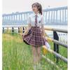 Original Haohai Milk White Square Neck College Style JK Uniform Shirt 2024