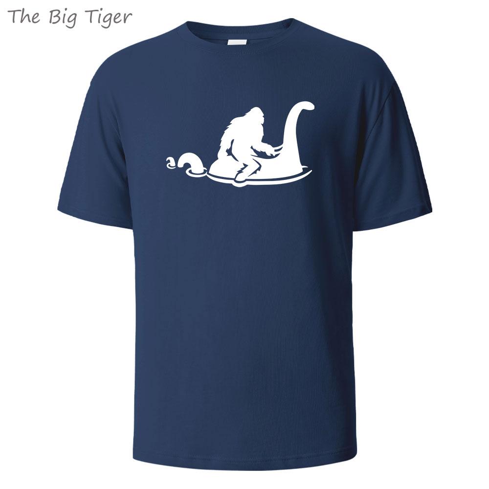 Dinosaur Printed Minimalist Cotton Crew Neck T Shirt Comfortable Fit Lightweight Fabric Unisex Casual Wear Mens Tshirt Fashion