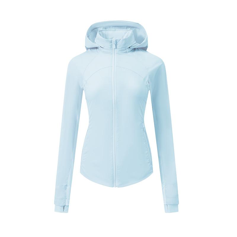 Beliebte Outdoor-Sportarten Sonnenschutz Leichte Eis Yoga Jacke