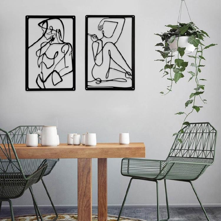 Metal Wall Hangings Pendants Create Stylishs Atmospheres for Bedroom Decors