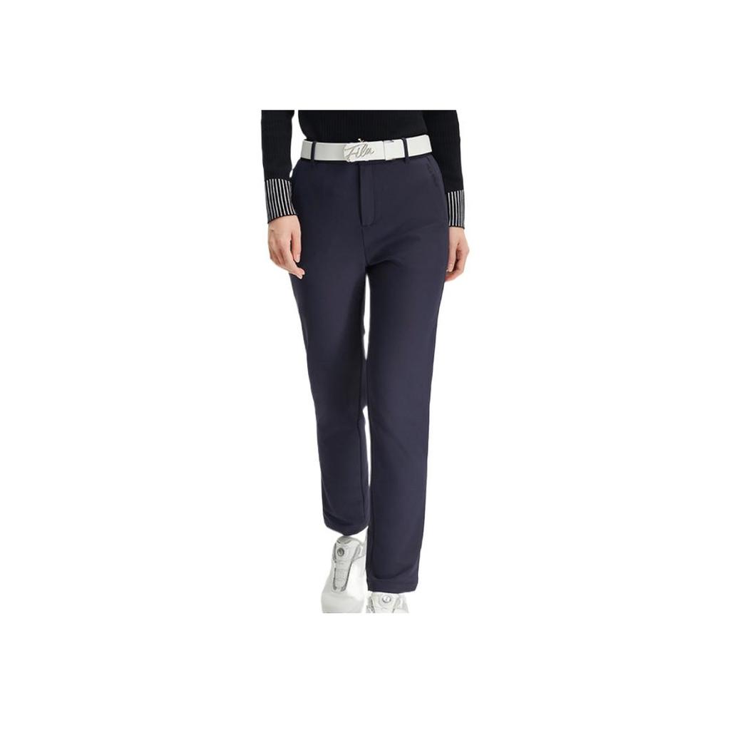 Fila Golf Series Fashion Versatile Soft Trendy Casual Pants Women Pants Blue A11W445801B-NV