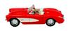 WELLY 1957 CHEVROLET CORVETTE RED 1:24 29393