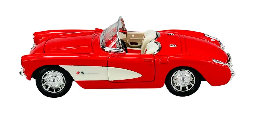 WELLY 1957 CHEVROLET CORVETTE RED 1:24 29393