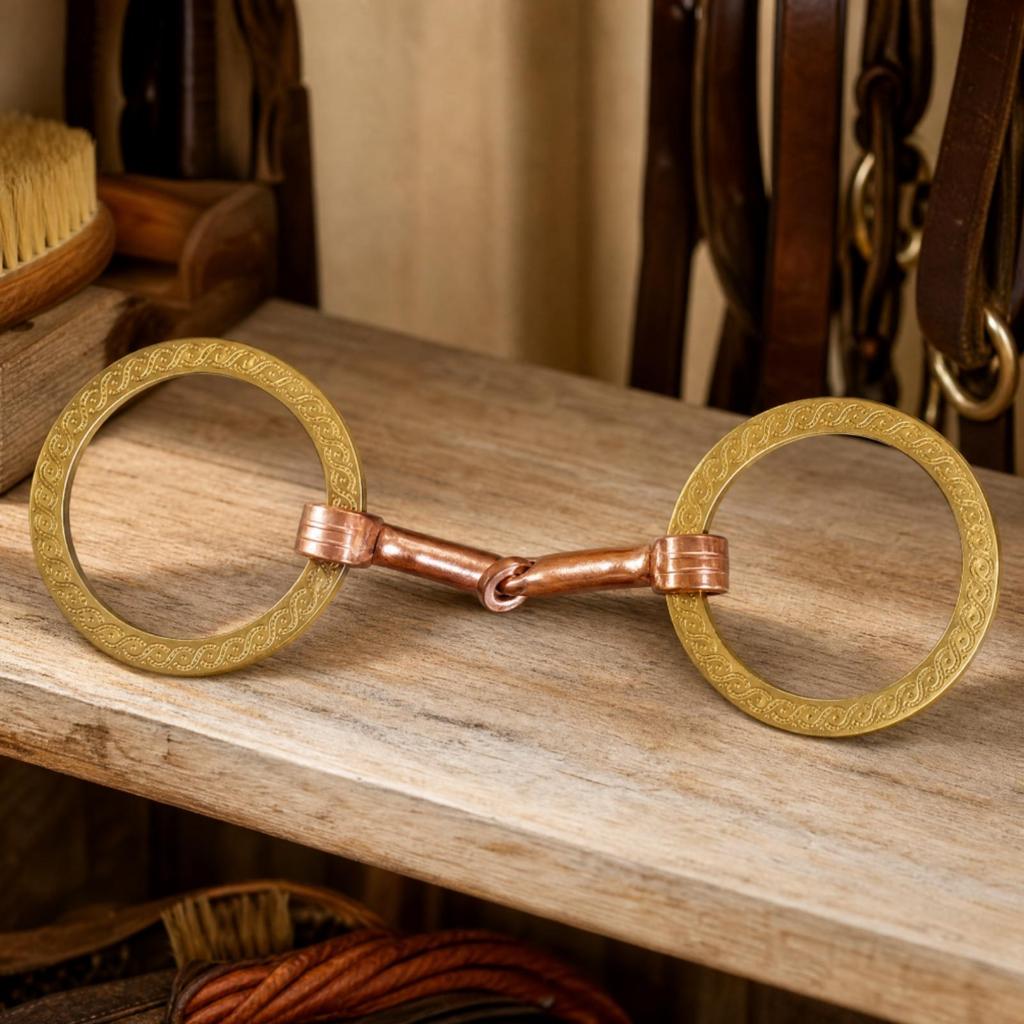 Horse Warm Metal Finish Copper for Equestrians