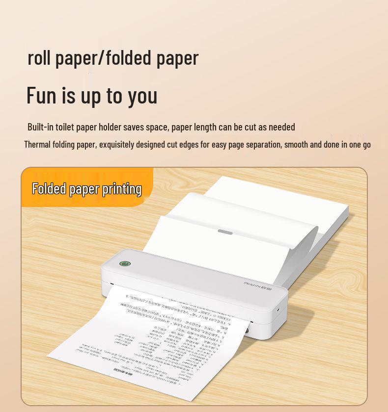 A40 Bluetooth Portable Thermal Printer for Students