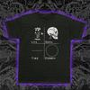 Life Death Time Eternity T-Shirt Mens Womens Tees Top Philosophical Existential Gothic Symbolism Tee