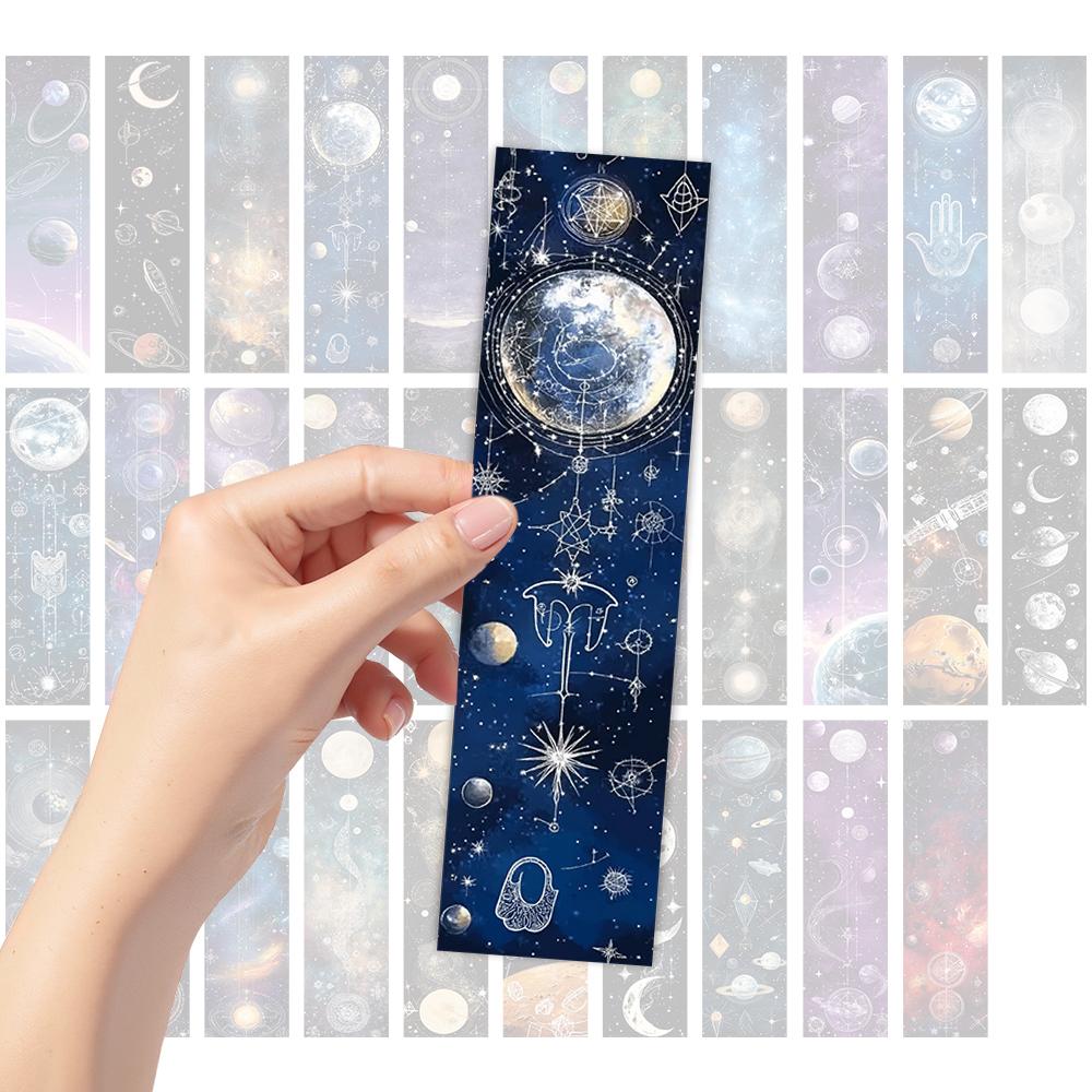 32pcs, Van Gogh Oil Painting Landscape Bookmarks for Teachers, Readers and Lovers, Gifts, Parties, Birthday