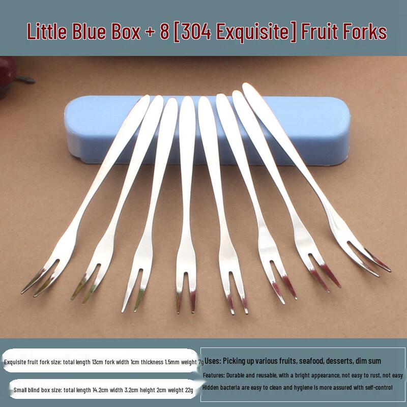 Zhaoran 304 Stainless Steel Fruit Fork Set