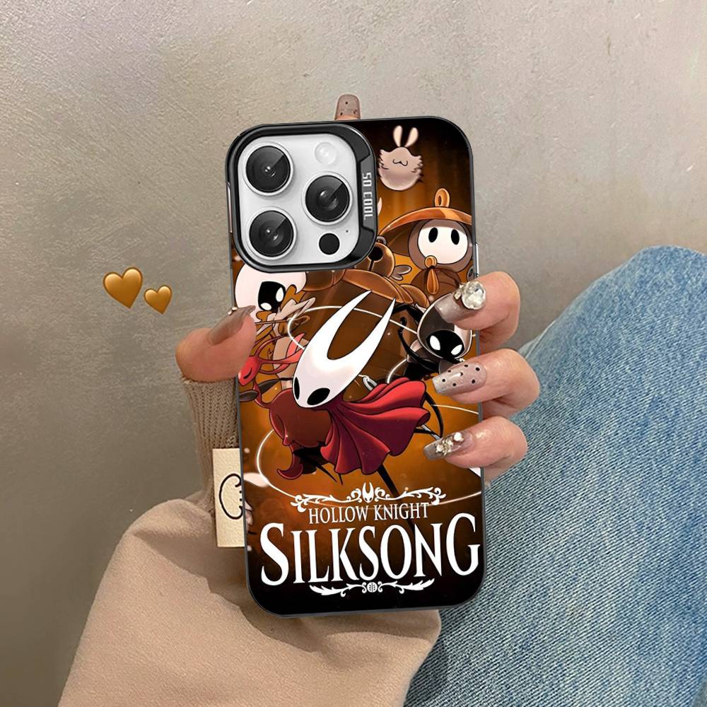 

Game H-Hollow K-Knight S-Silksong Phone Case For IPhone 17 16 15 14 13 12 11 Pro Max Plus Color Silver Cover iPhone 16pro max