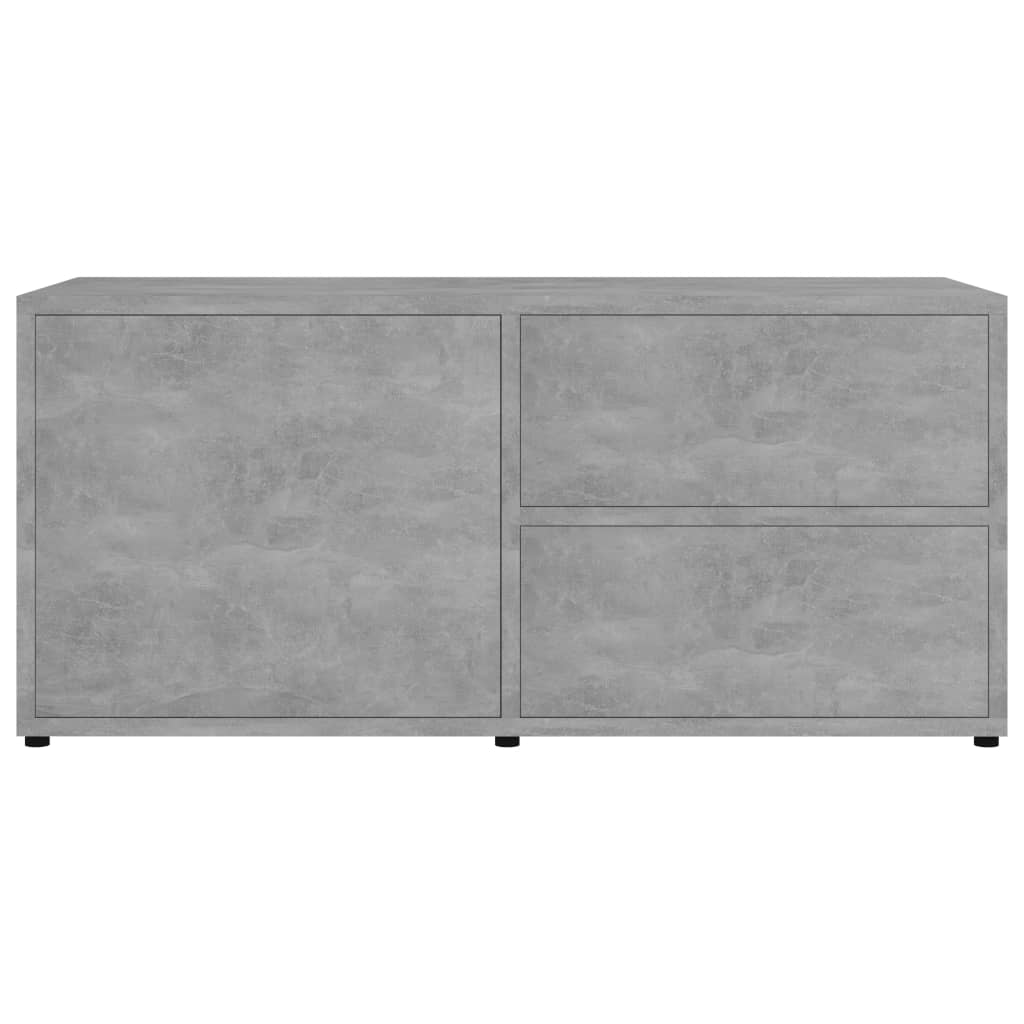 TV Cabinet Concrete Grey 80 X 34 X 36 Cm Particleboard