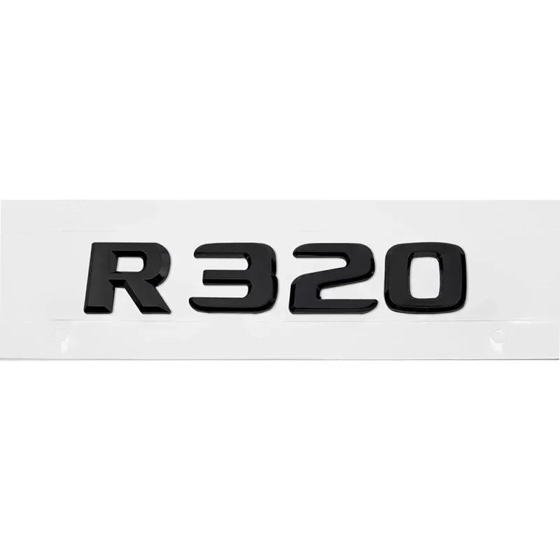 ABS Car Rear Sticker Alphabet Trunk Badge Decal Exterior for Mercedes Benz R63 R300 R320 R350 R500 R Class 3D Emblem Accessories