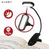 Lampa Biurkowa Alogy Led Z Klipsem Bezprzewodowa Do Czytania Czarna