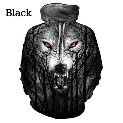 Fashion Animal Wolf 3D Printed Hoodies Men Women Trend Hooded Sweatshirt Casual Loose Couples Cool Pullover