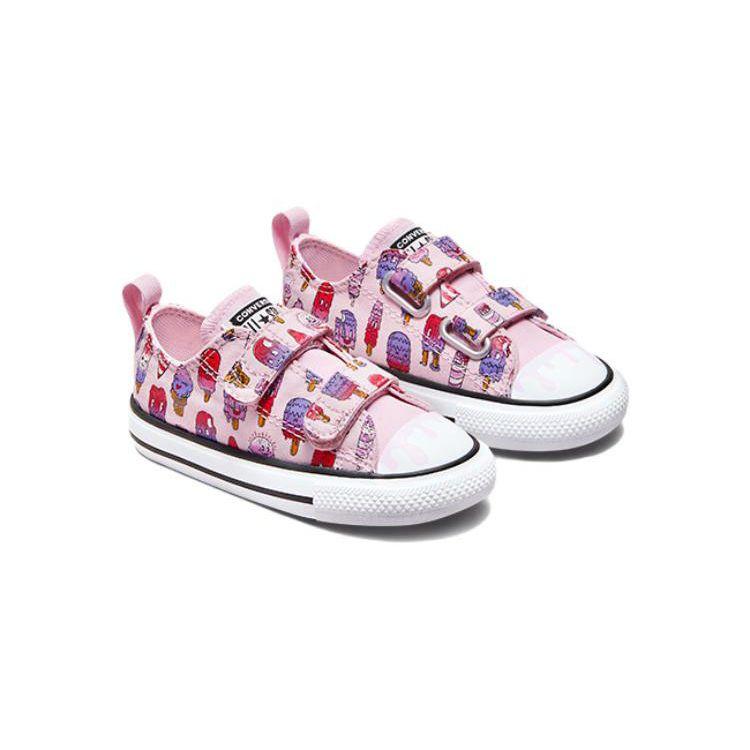 Converse Chuck Taylor All Star Canvas Durable Lightweight Low Top Walker Shoes Baby Shoes Pink Purple A00389C