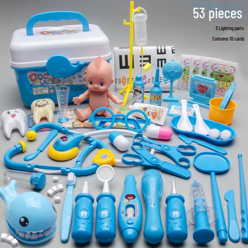 Kids' Doctor Playset: Medical Tools, Stethoscope, Injection, Ambulance