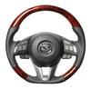 REAL Steering Wheel Atenza Brown Wood [Mazda (GJ)] MZB-BRW-BK