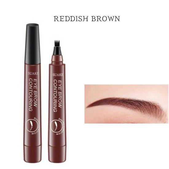 SUAKE Long-Wear Waterproof Eyebrow Contouring Pen –  03  Reddish Brown