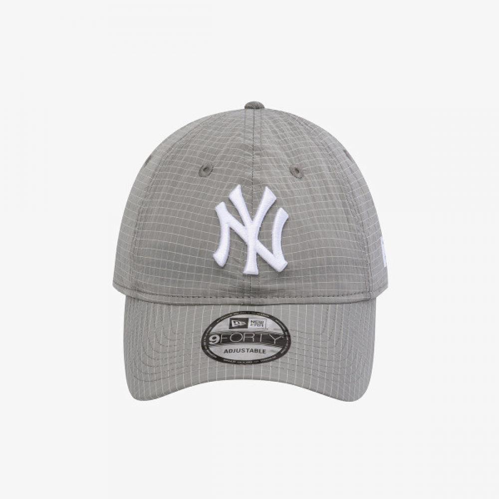 New Era Mlb New York Yankees Ripstop Nylon Unstructured Ballcap Gray 15206350